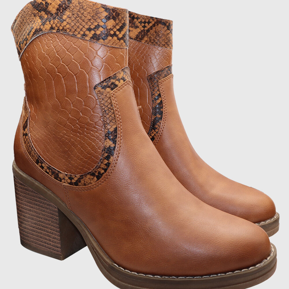 Bota Corta Print Camel image number 1.0